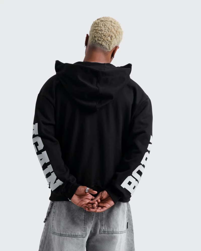Hoodie Negro con Balaclava Street Armor - miniatura 3