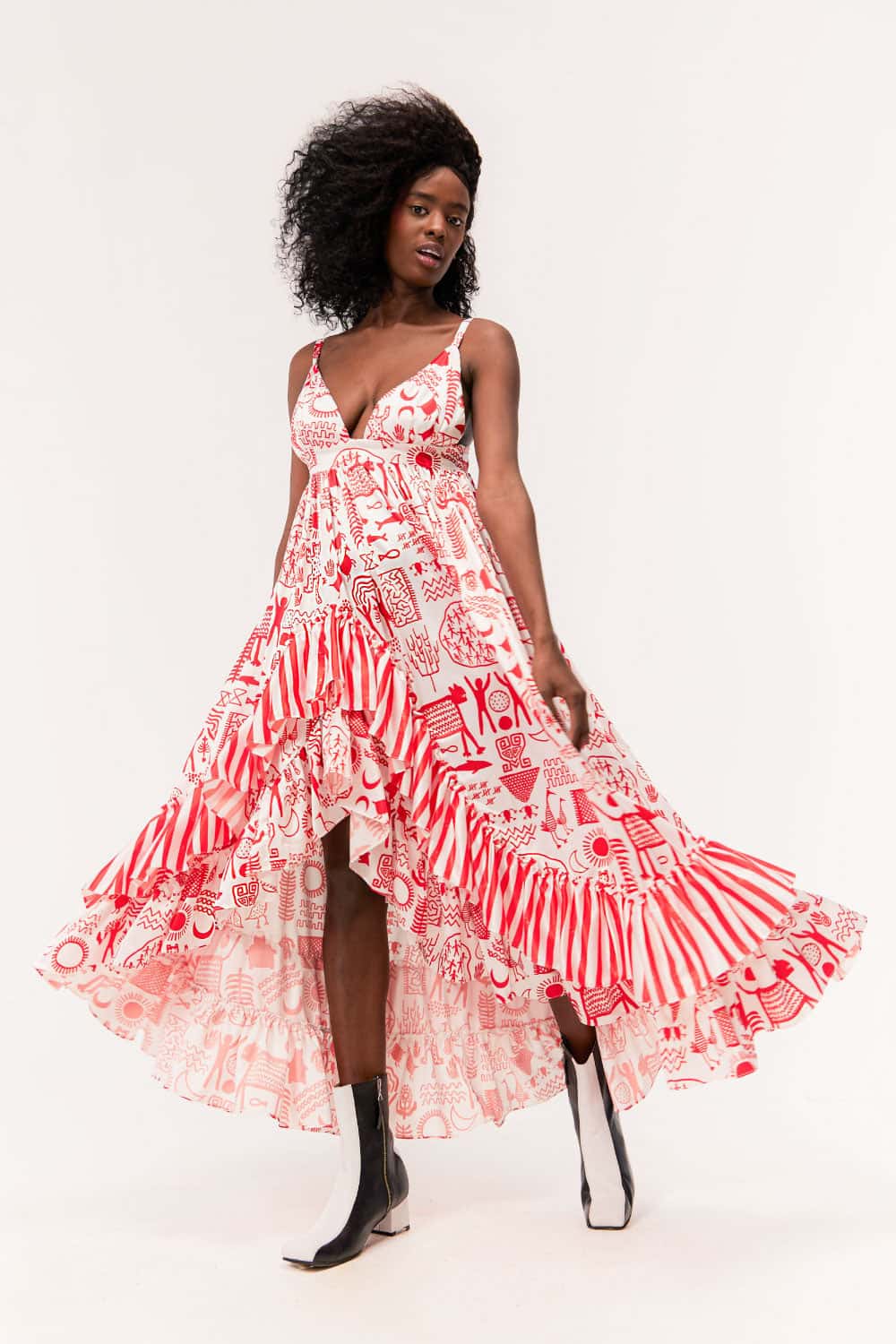 Vestido Merengue / Estampado Rupestre