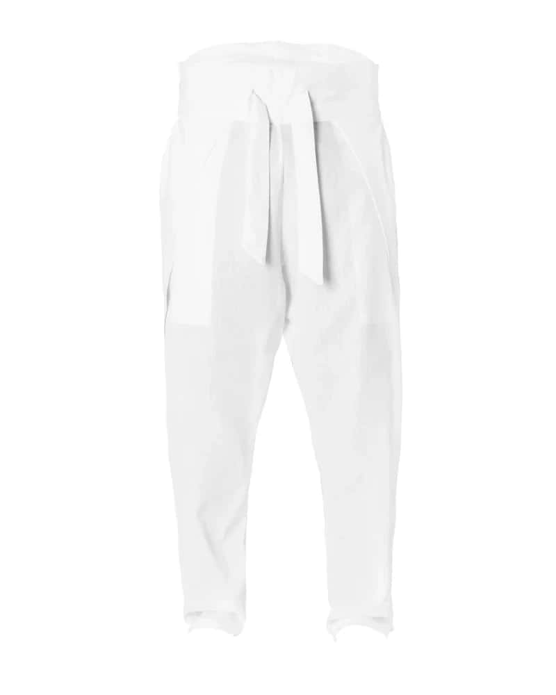 PANTALON SAMURAI LINO BLANCO