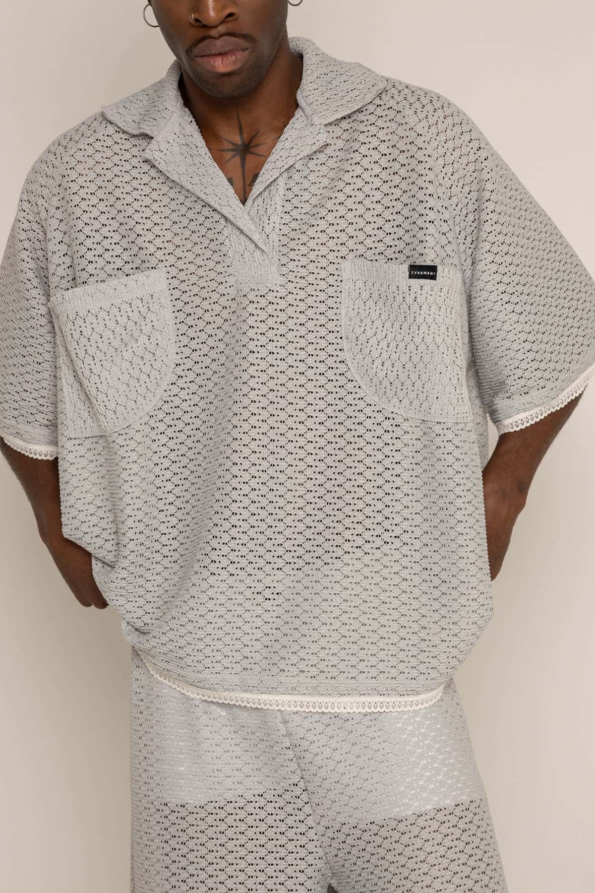 CRYSTAL PIEDRA POLO SHIRT FOR HIM