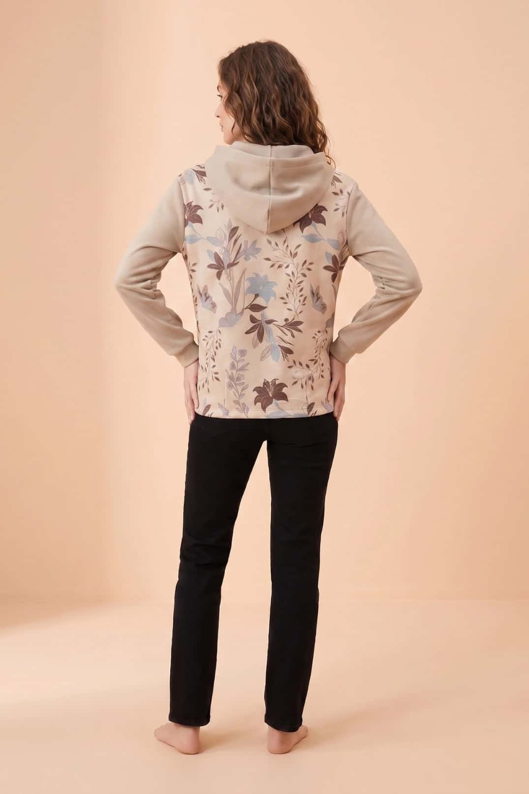 Hoodie Nevado Achira Cafe - miniatura 4