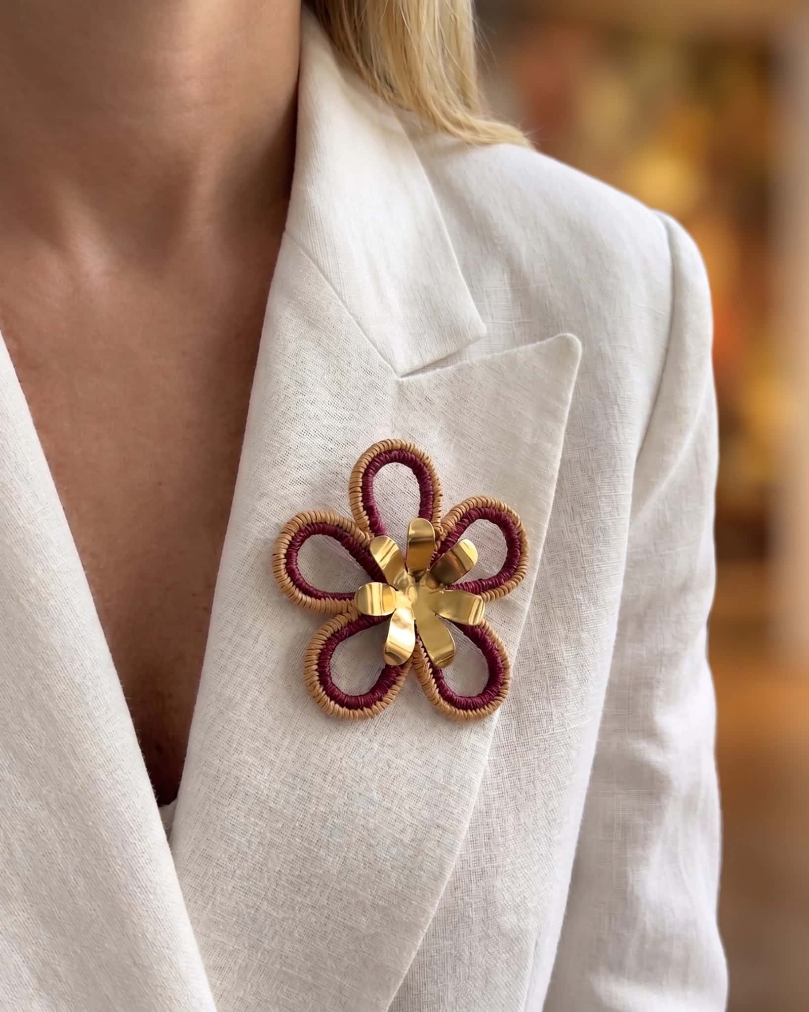 Azalea Brooch
