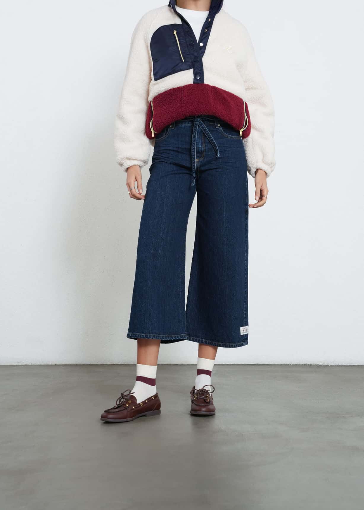 Jean Culotte con cinturón