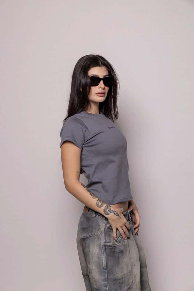 Camiseta 87/27 Basic Rib-Gris - miniatura 5