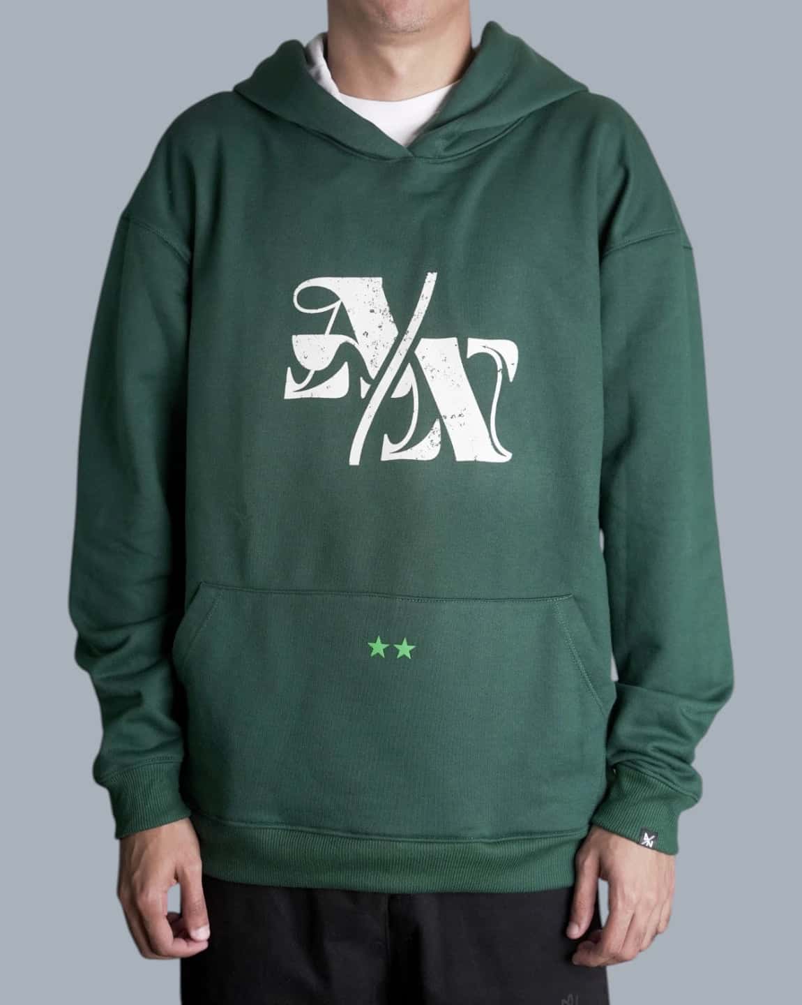 HOODIE VERDE PINO FRENTE A/N