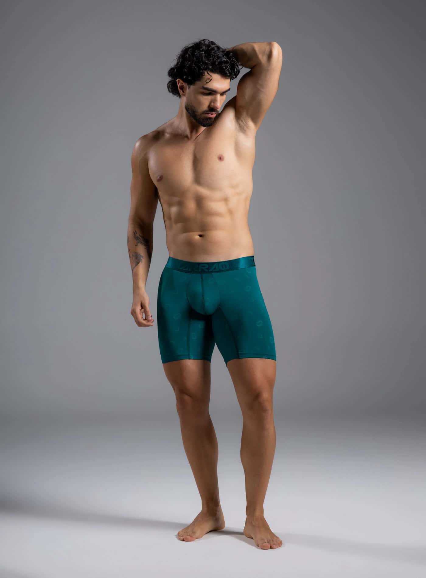 BOXER ELÍAS EN MICROFIBRA ESTAMPADO CONTINUO LARGO REF: 78531-A