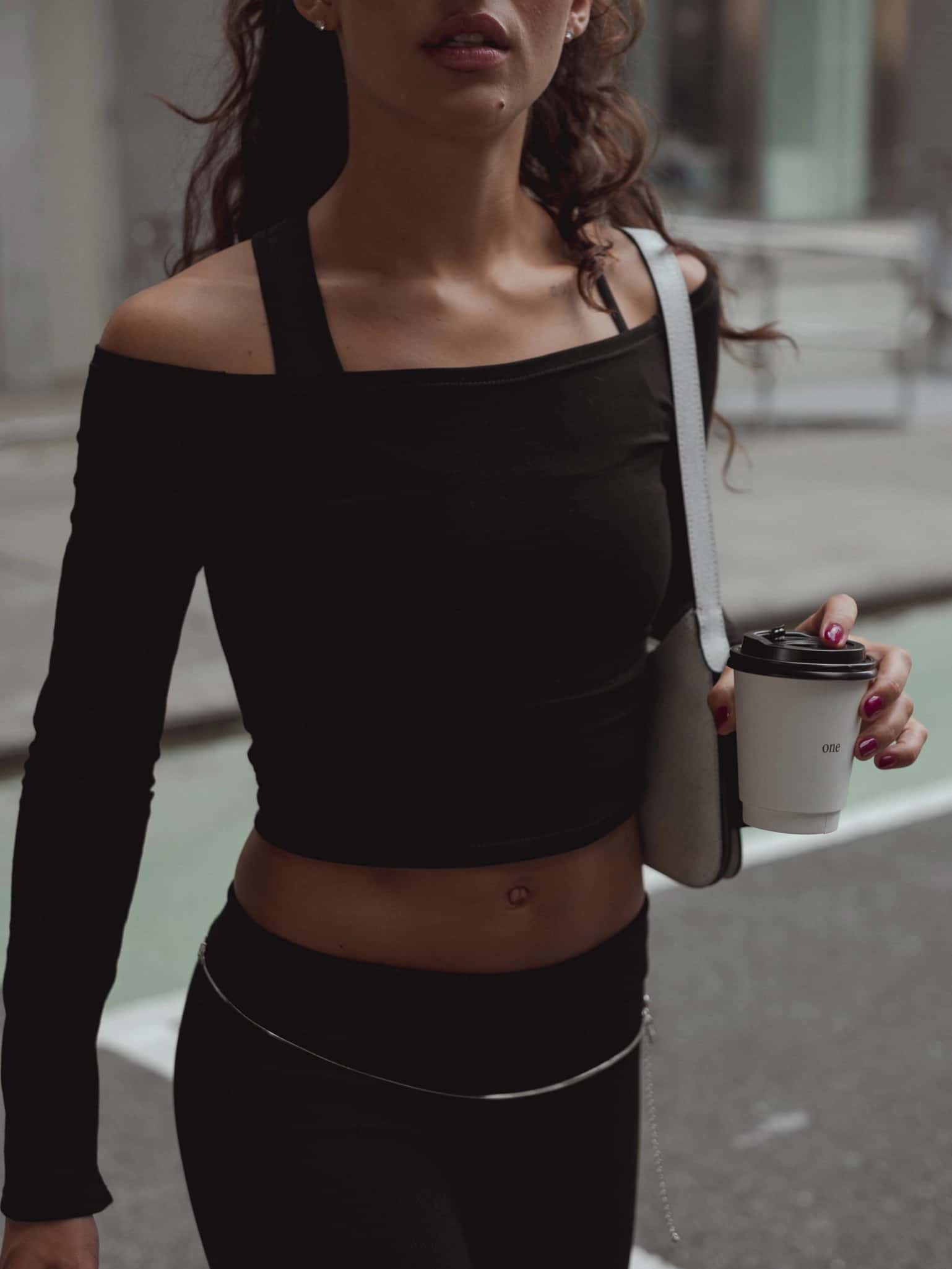 LONG SLEEVE DANCE TOP - BLACK - miniatura 6