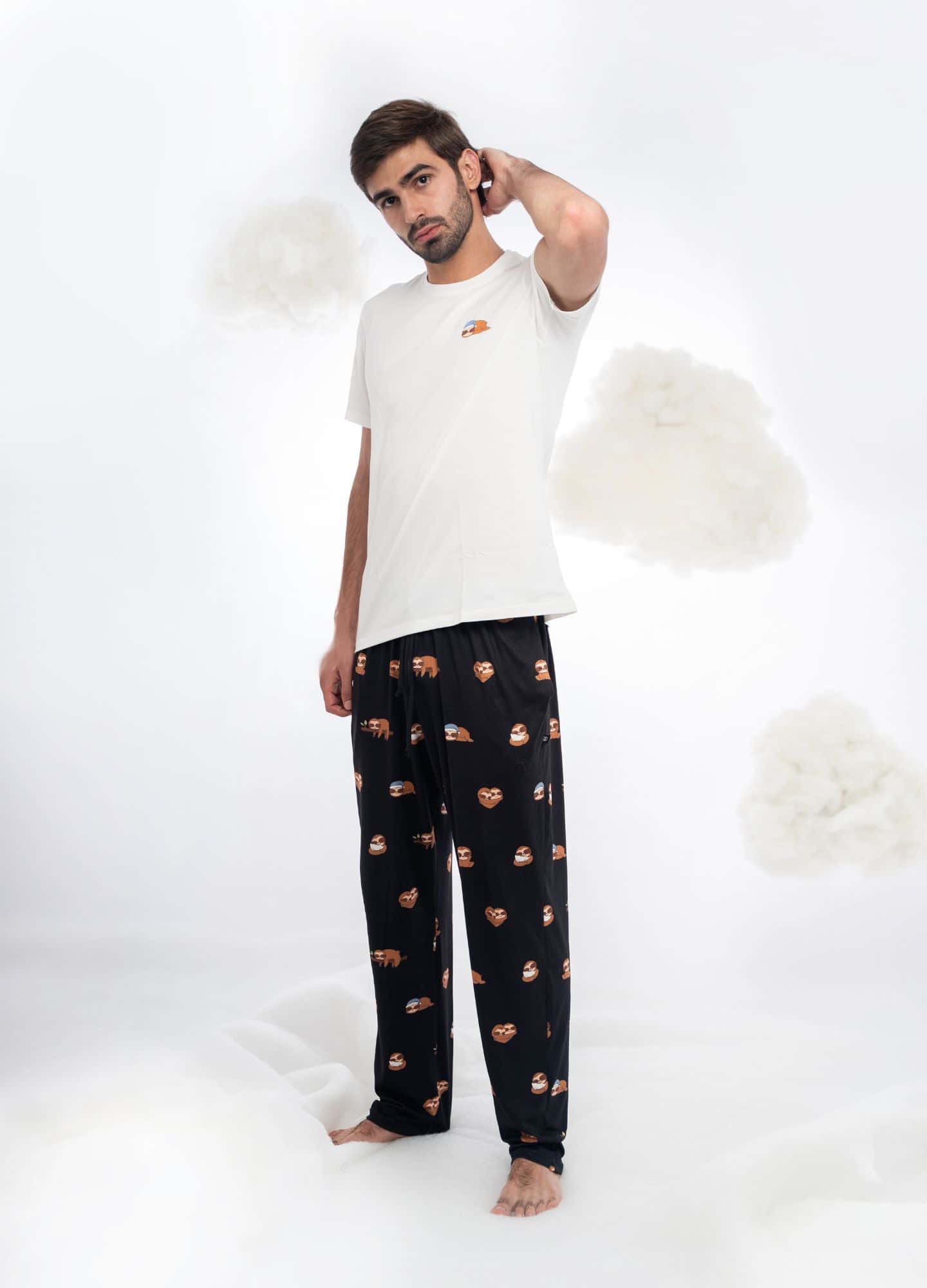 Conjunto Pantalón Perezosos - Negro