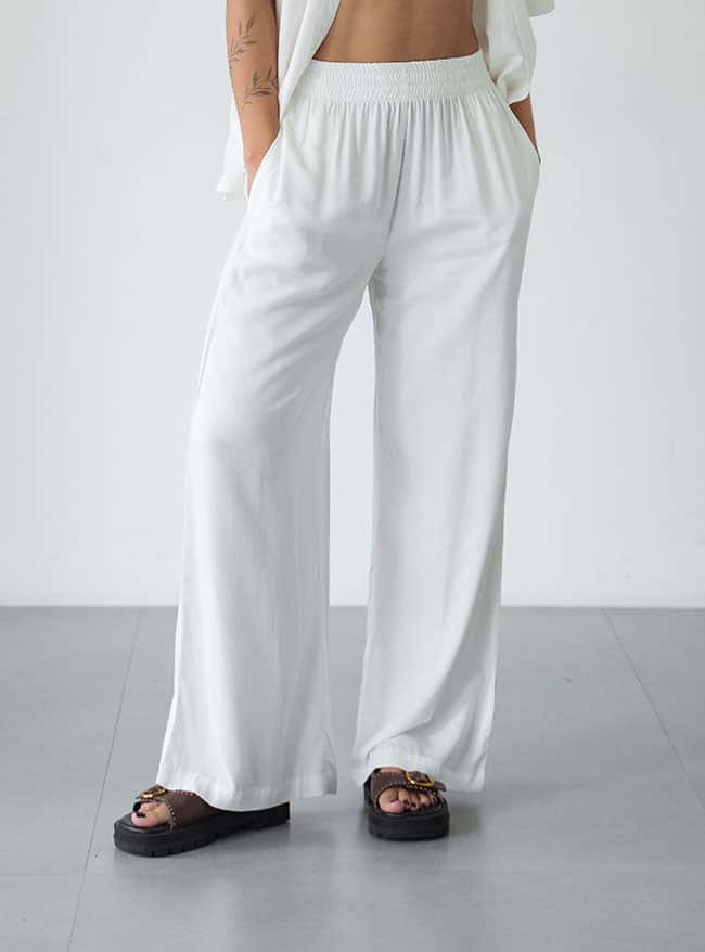 Palazzo Breezy Creamy