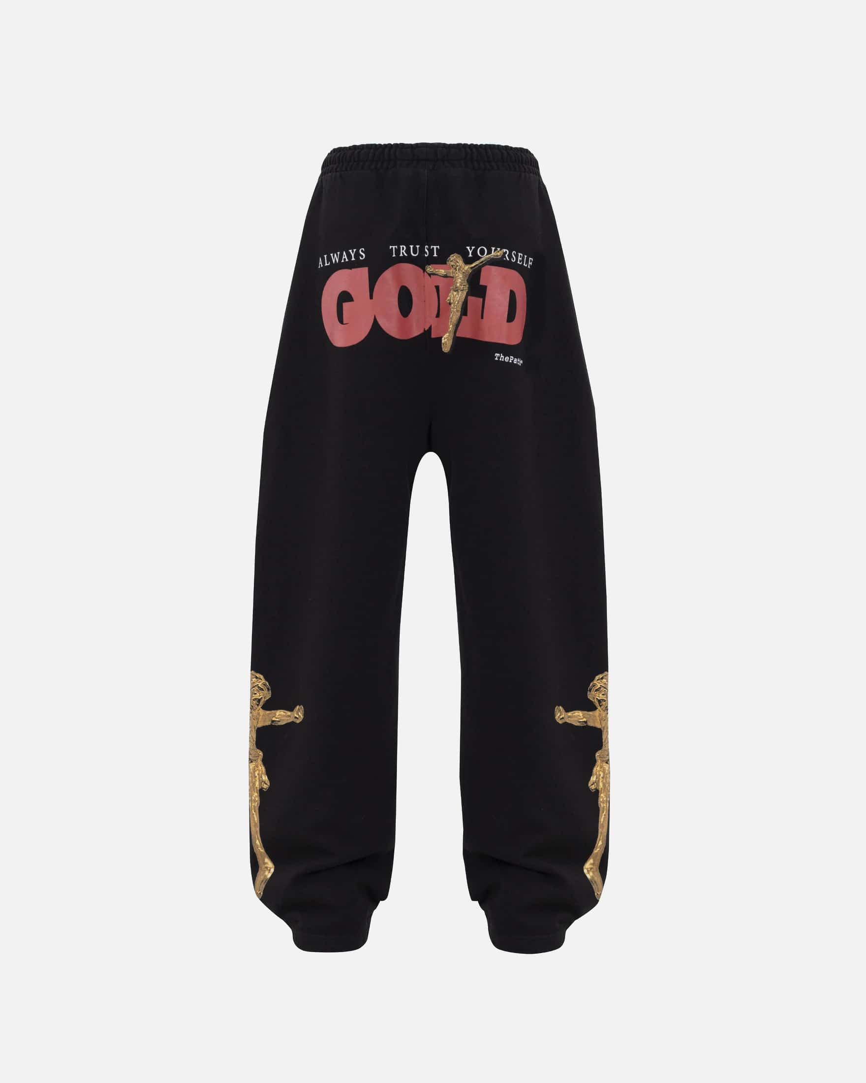 The Path Golden Christ Straightpants Black