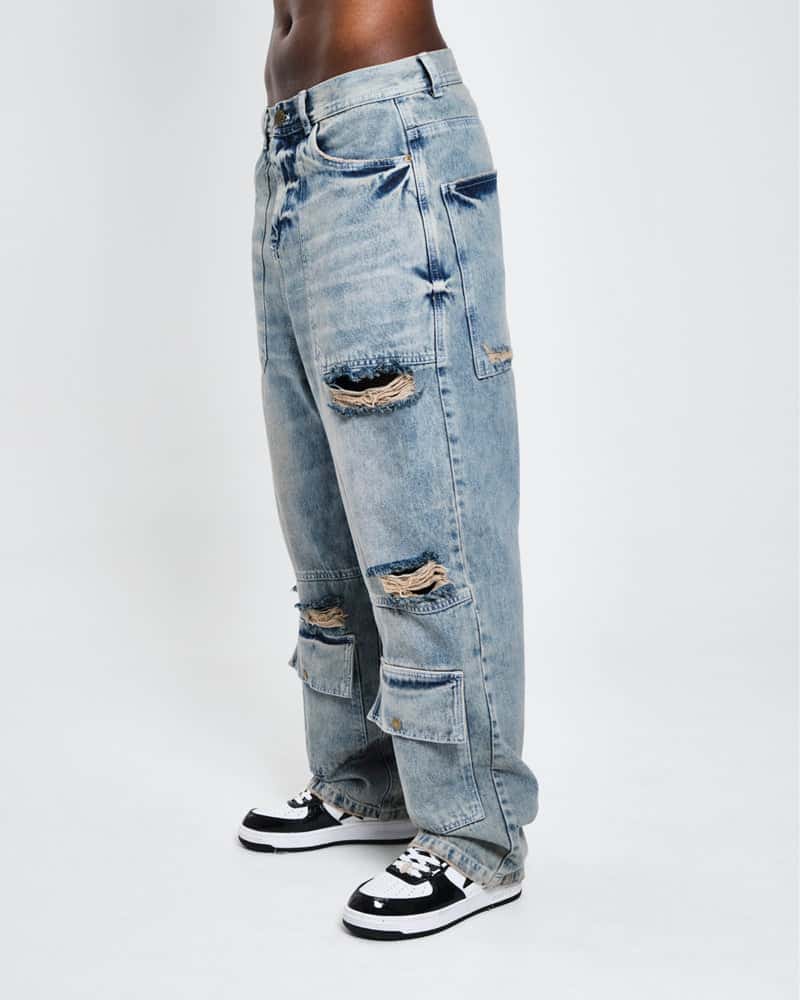 Jean Baggy Rebel Wash - miniatura 6