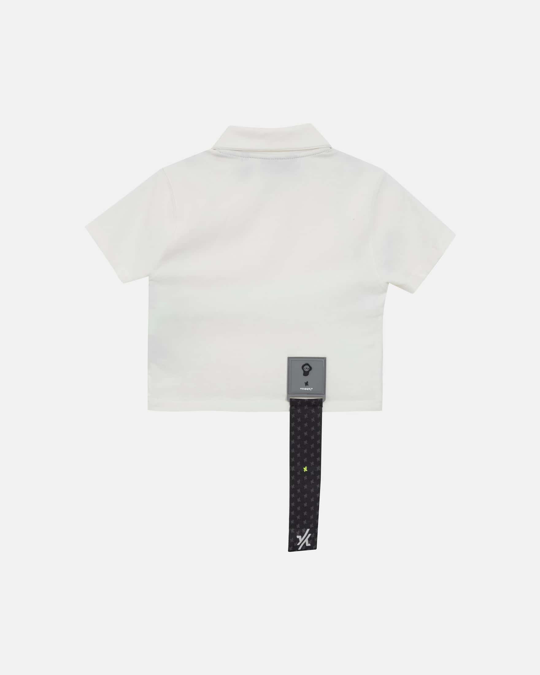 MIXED NECK POLO IVORY - miniatura 4