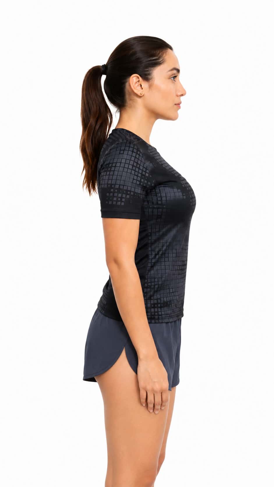 Camiseta Running MC Black Femenina - miniatura 3