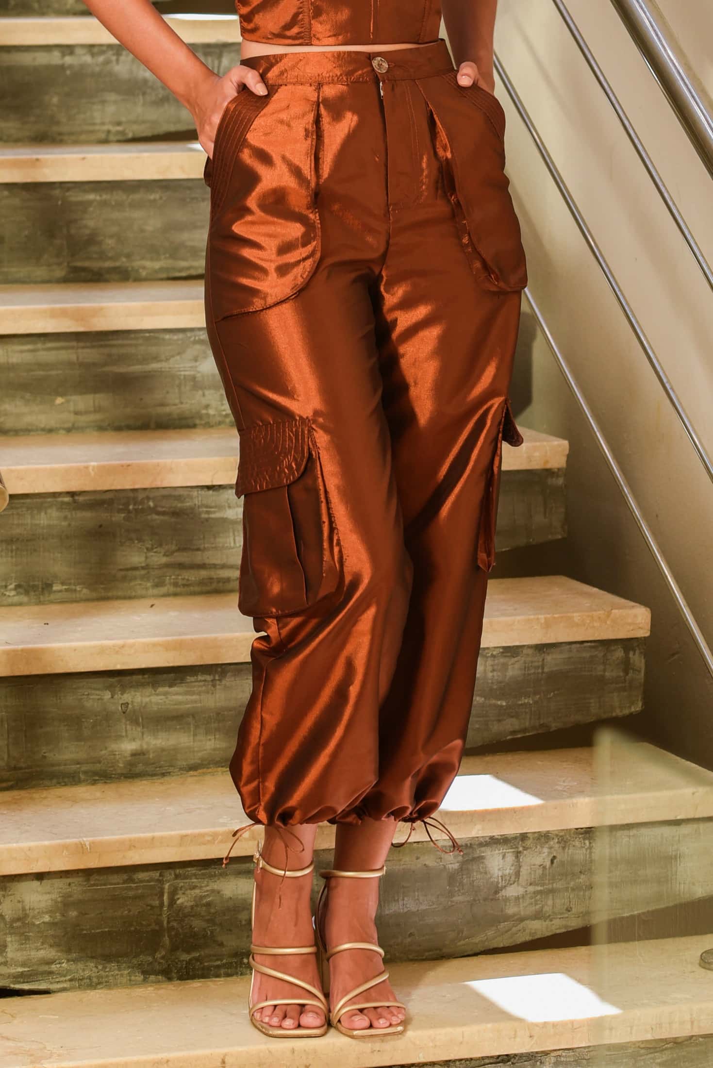 Palma Pantalón Cobre