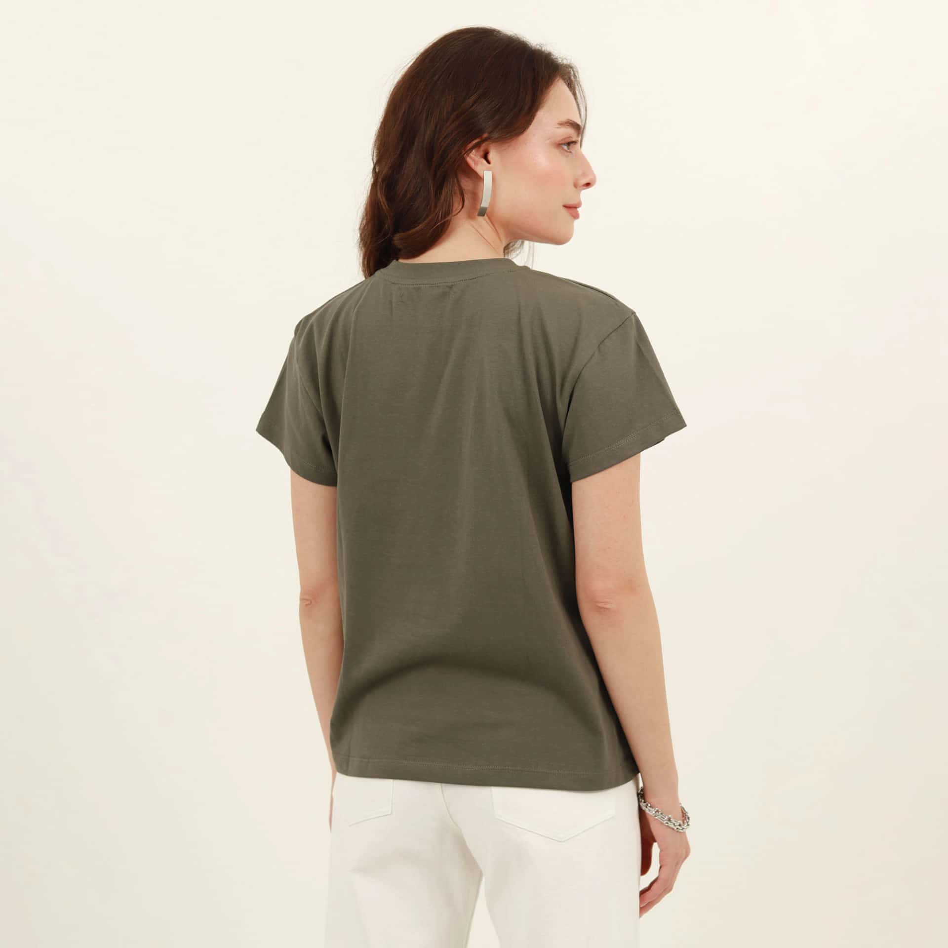 Camiseta cuello redondo manga corta con taches Wild emotion - miniatura 9