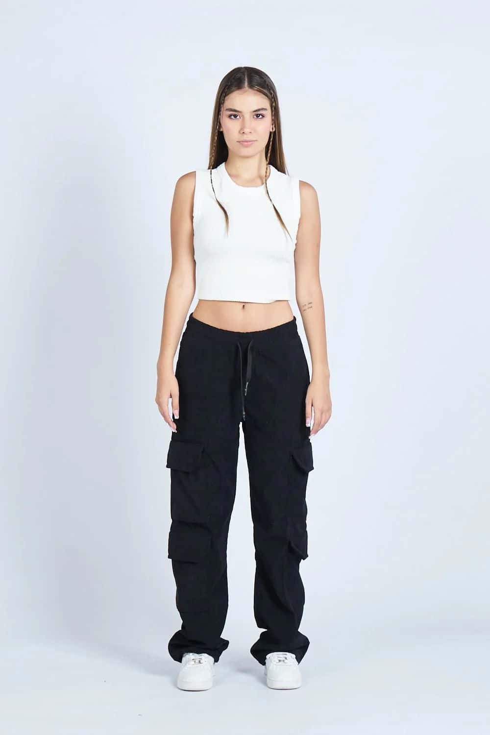 Pantalón Cargo Corduroy NEGRO | Drop 03 |