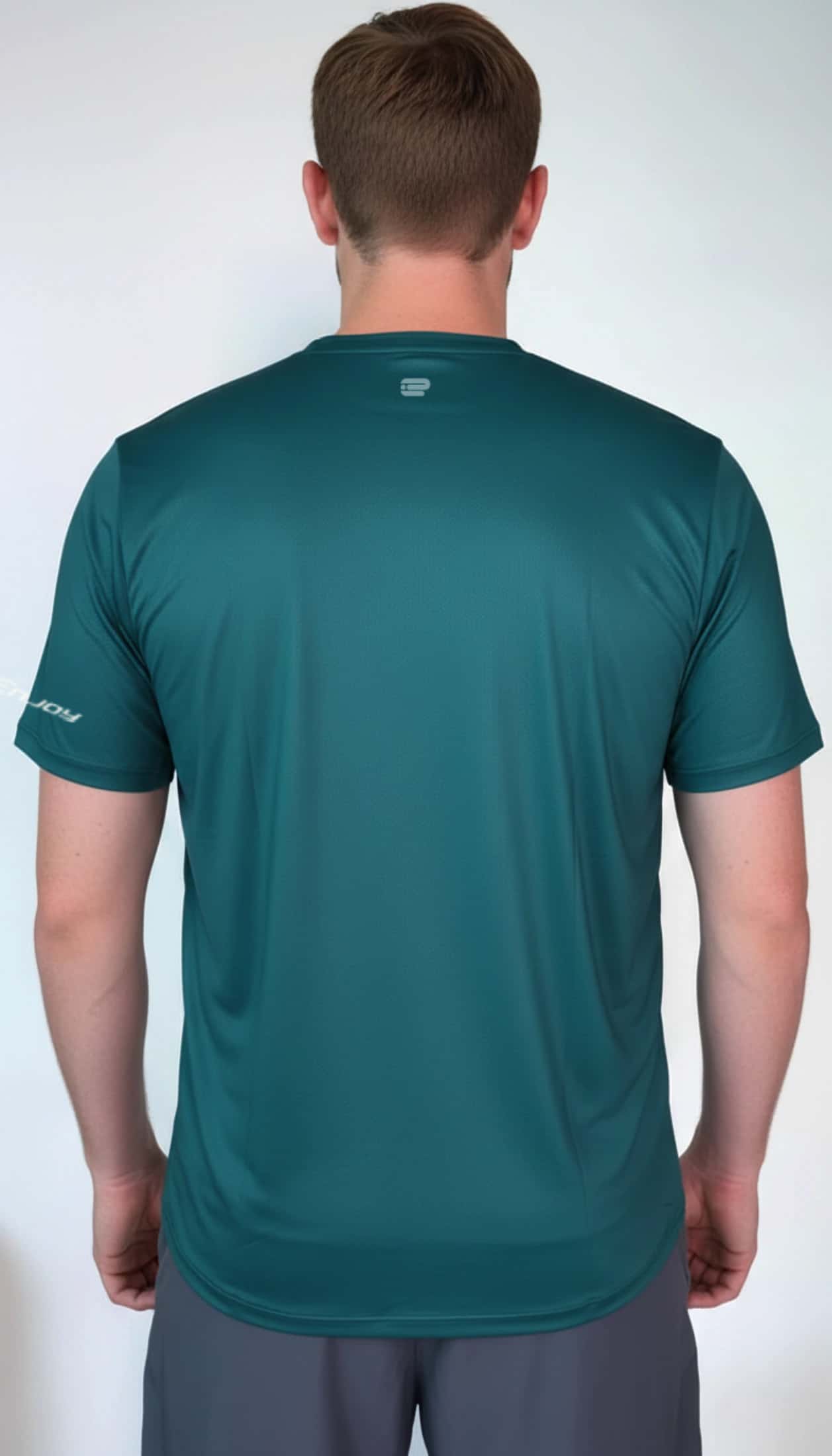 Camiseta Running Manga corta verde - miniatura 2