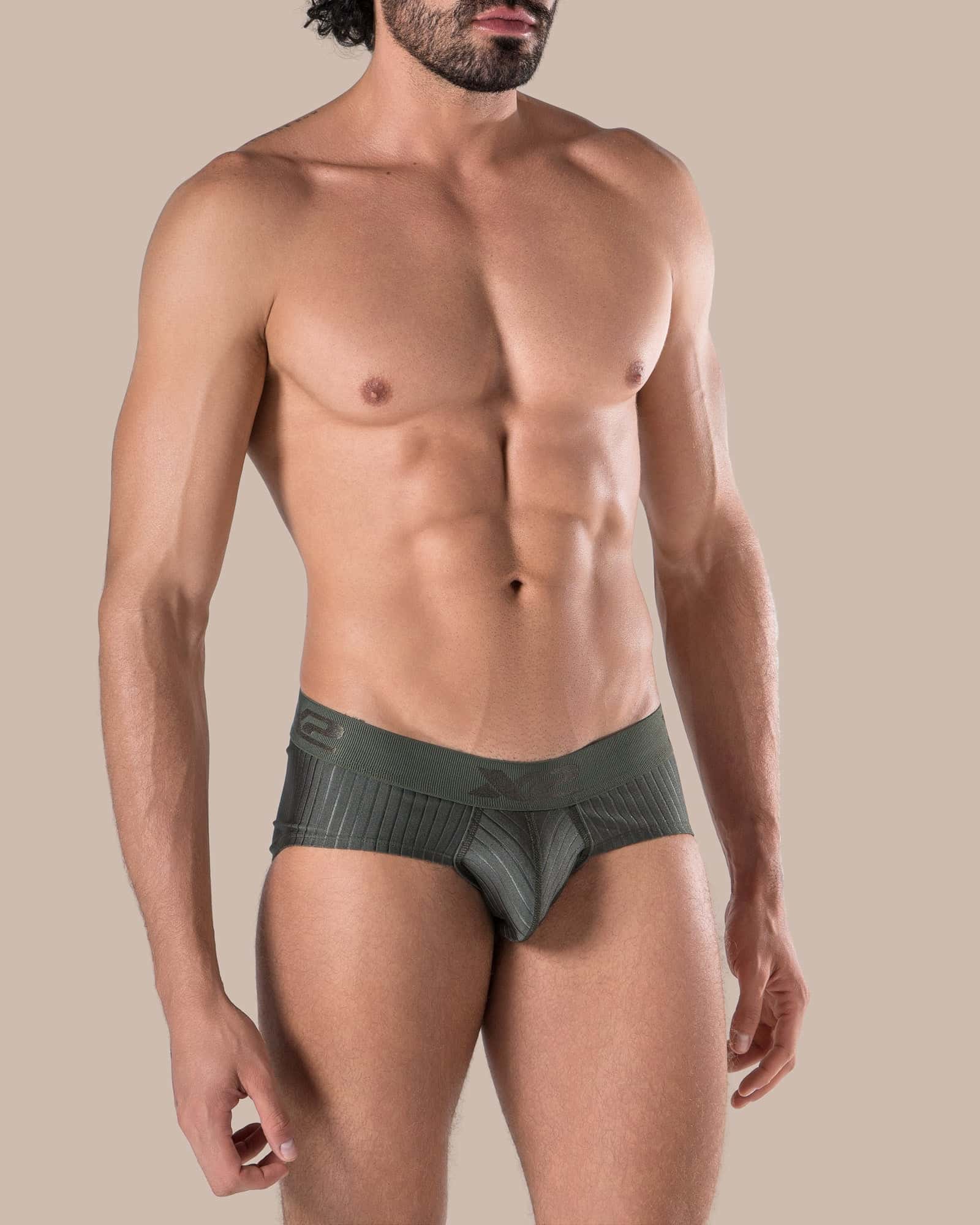 Brief Magnus Nylon Verde X2