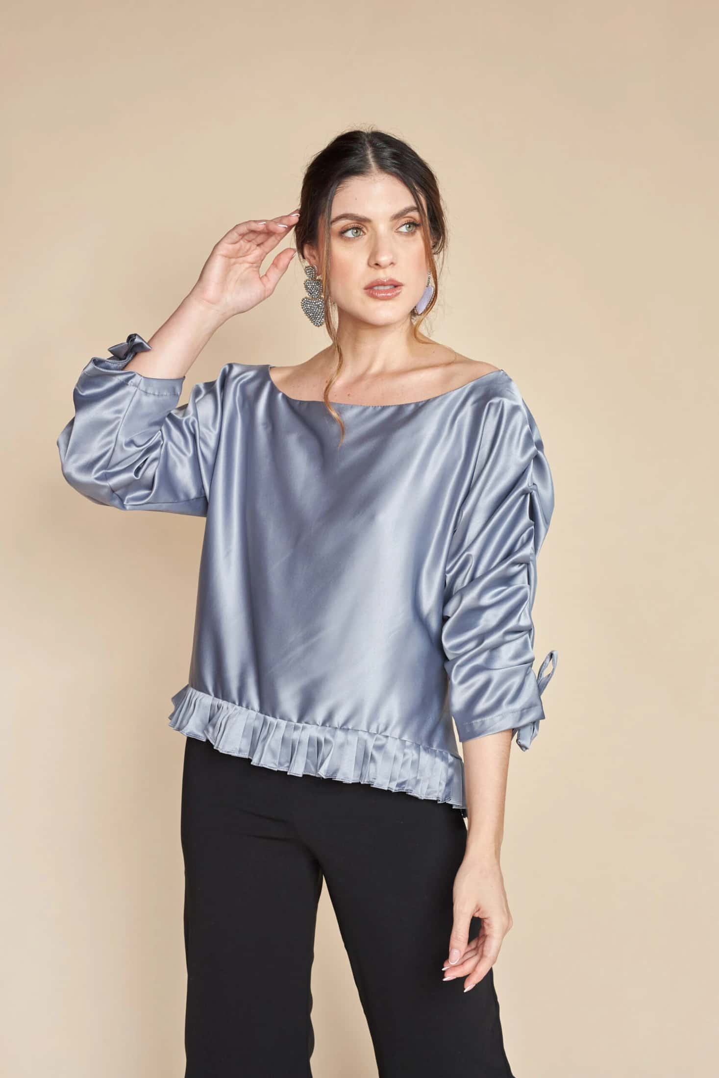 Blusa Kan Gris - miniatura 8