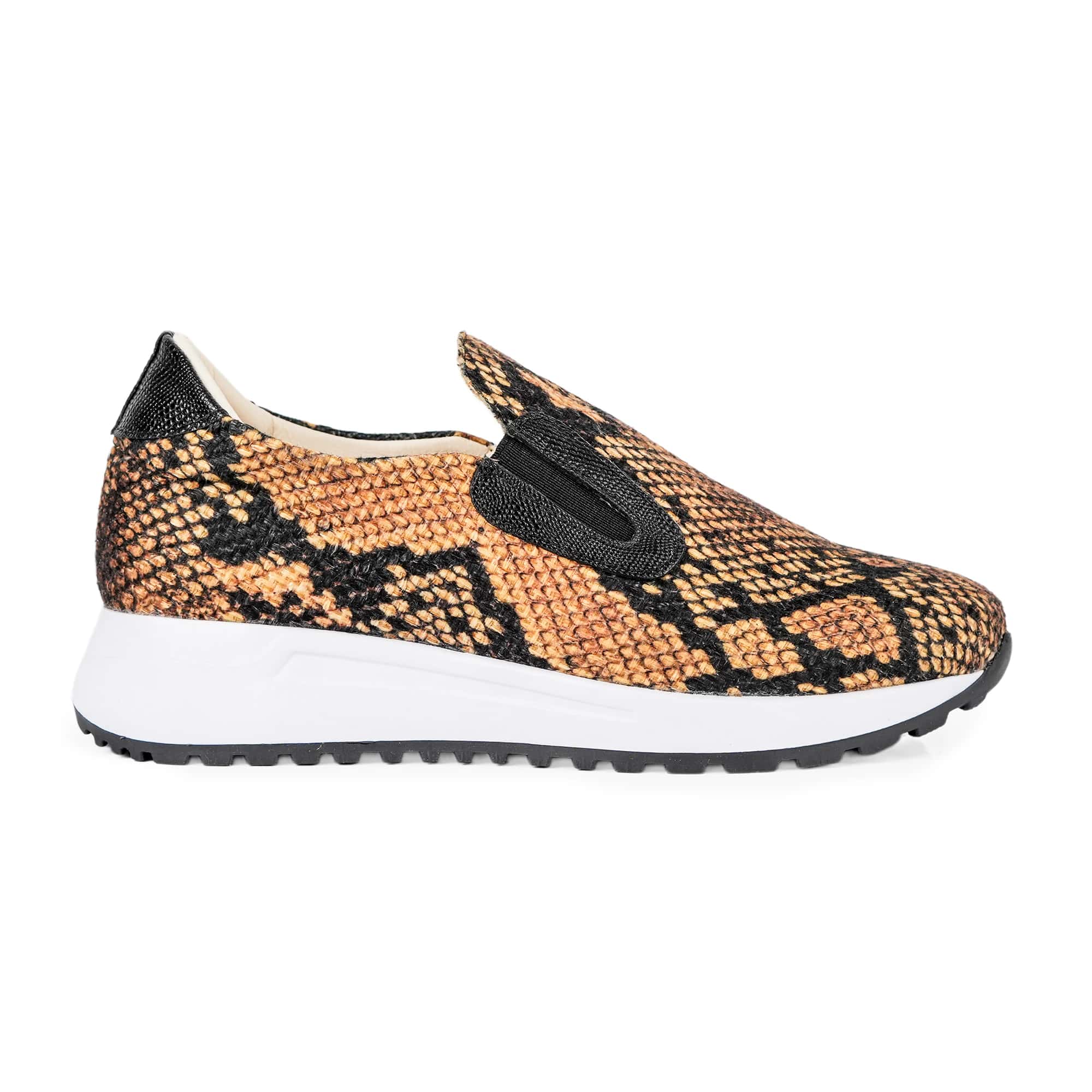 "BRUMA" TENIS EN CUERO SIN CORDONES