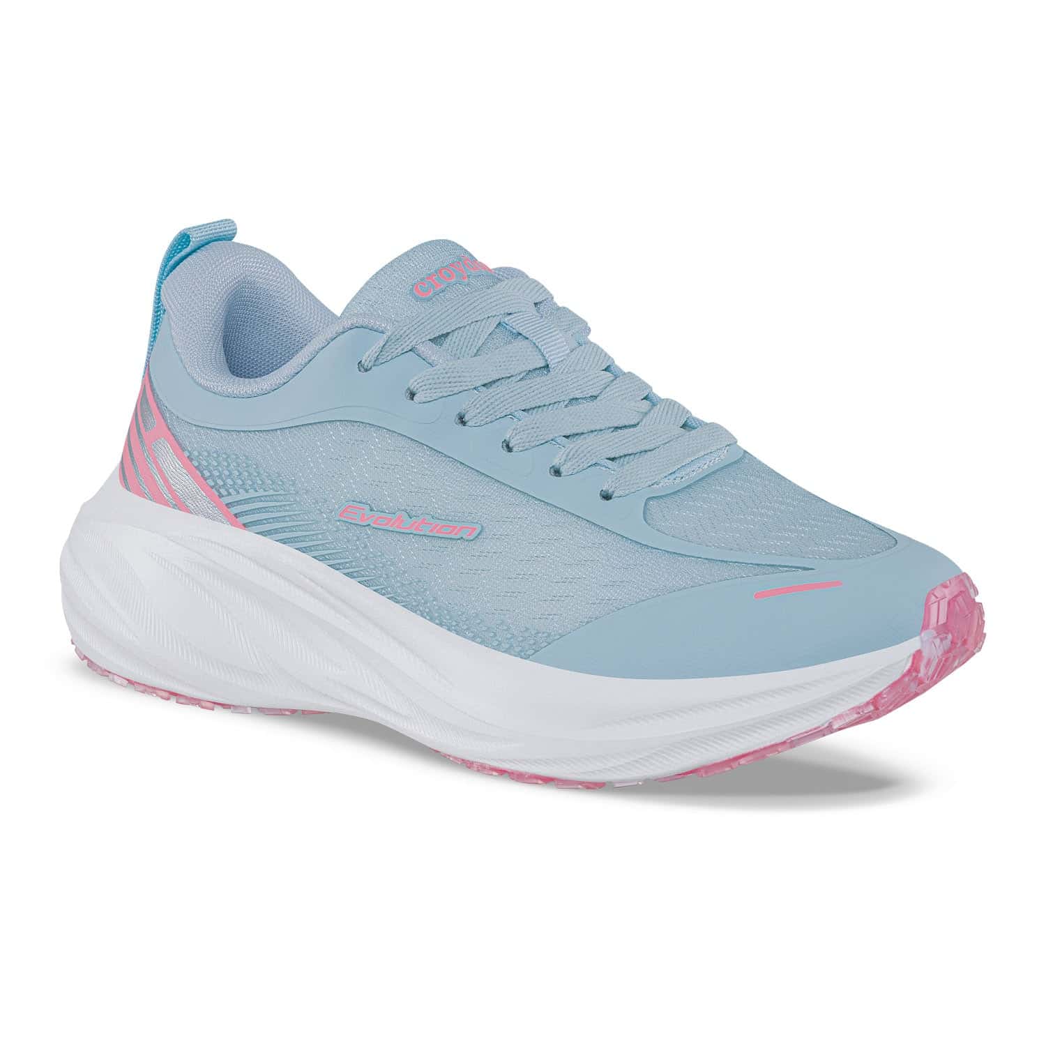 Tenis Running Wizod Azul Claro Croydon Para Mujer