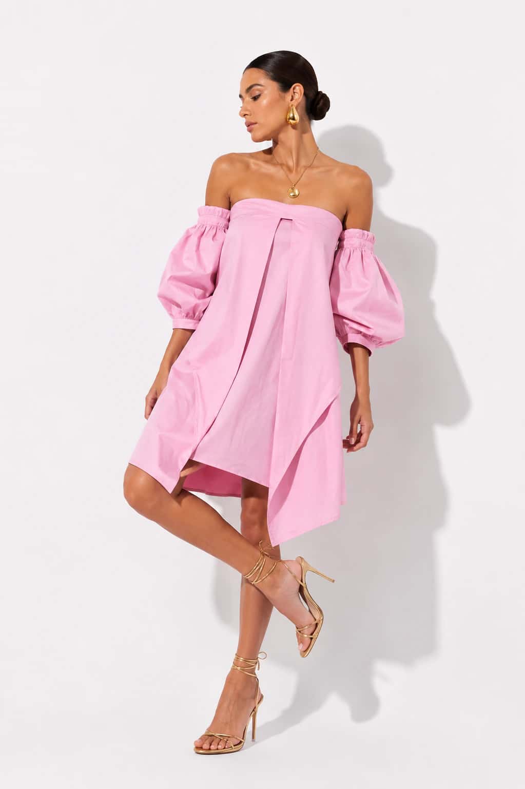 Vestido Adele Rosado - miniatura 1