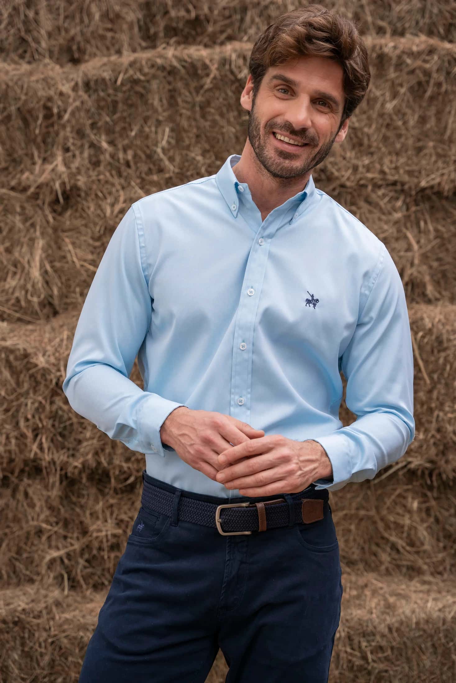 Camisa No Iron Hombre Agua