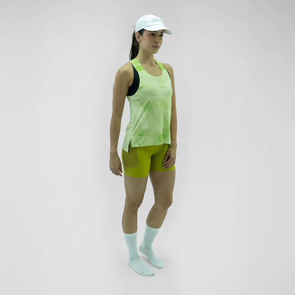 CAMISETA  RUNNING MANGA SISA LEMON PARA MUJER