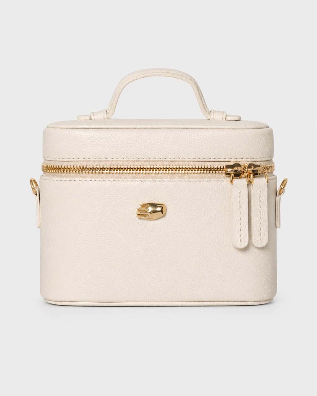 Petite Voyager Cream Leather Bag
