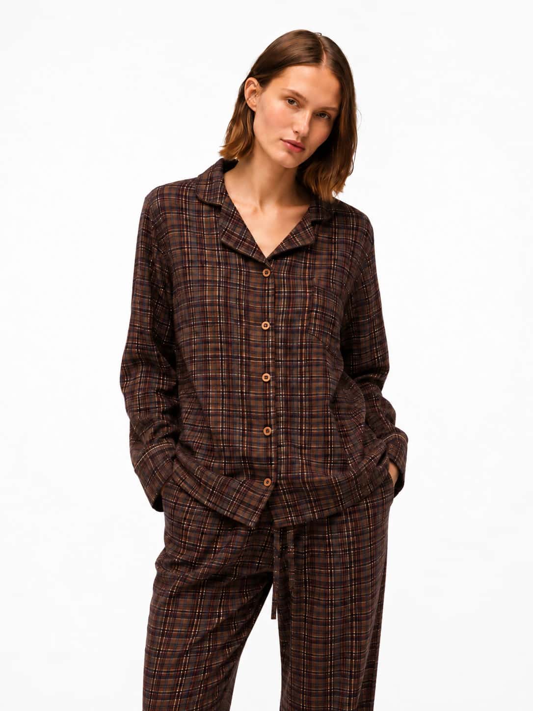 Set Pantalon Amsterdam Chestnut Plaid - miniatura 1