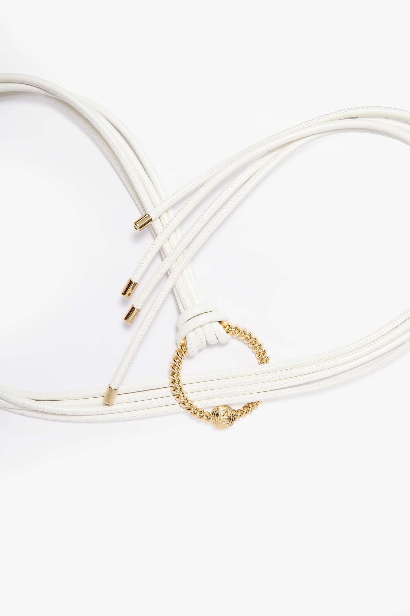 Cinturón Río Slim Off white
