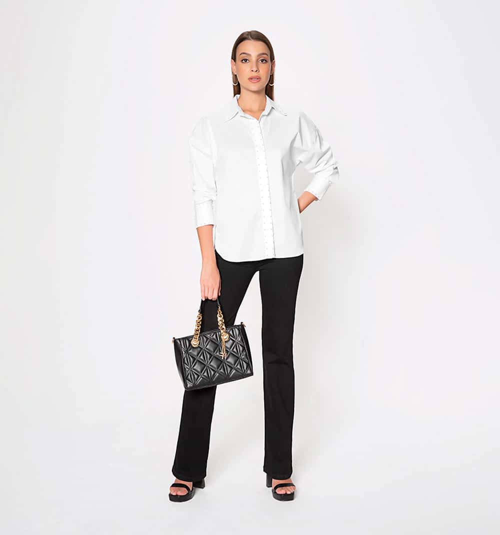 Camisera con perlas