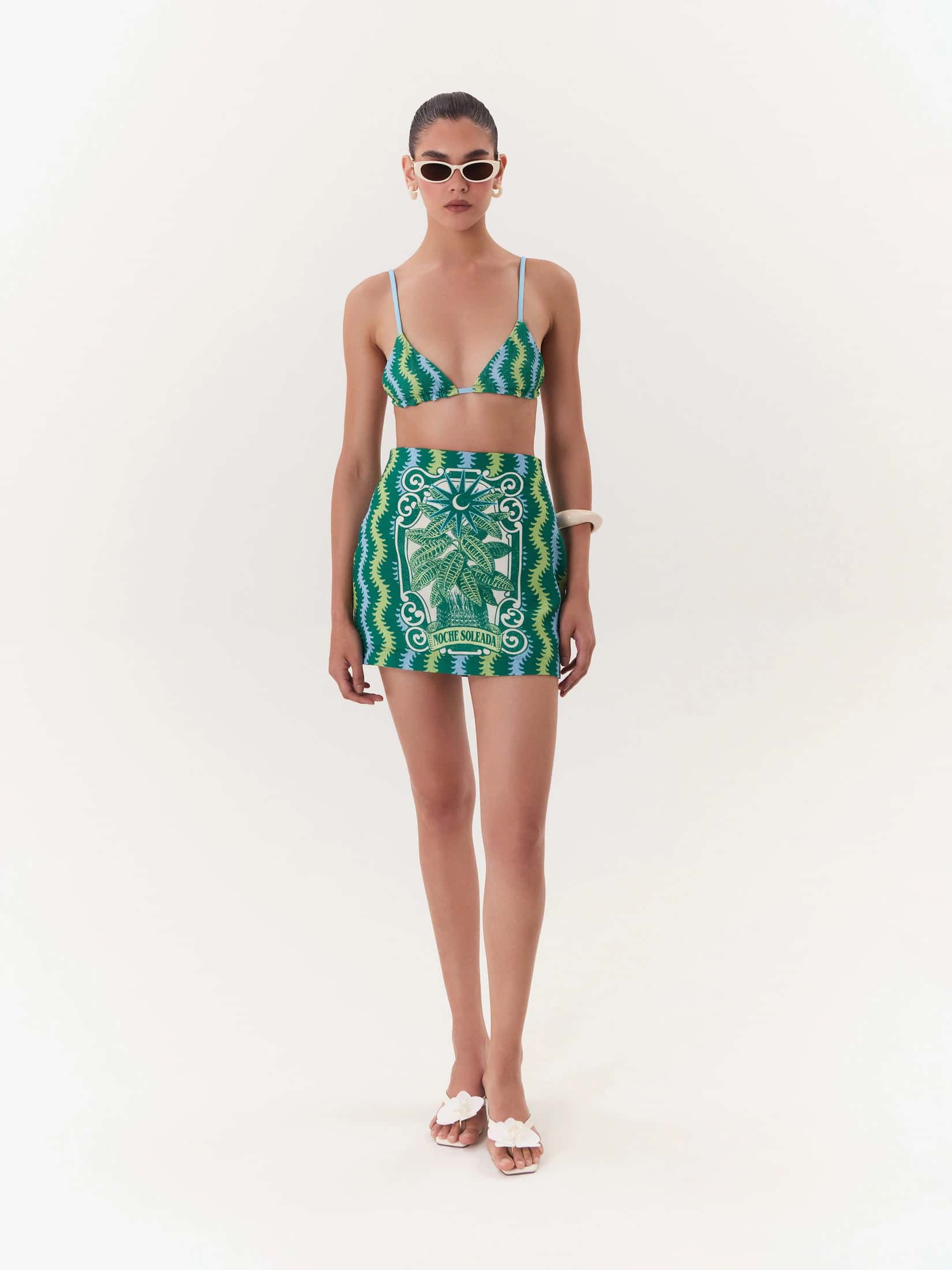 Mini Falda Solar - Verde