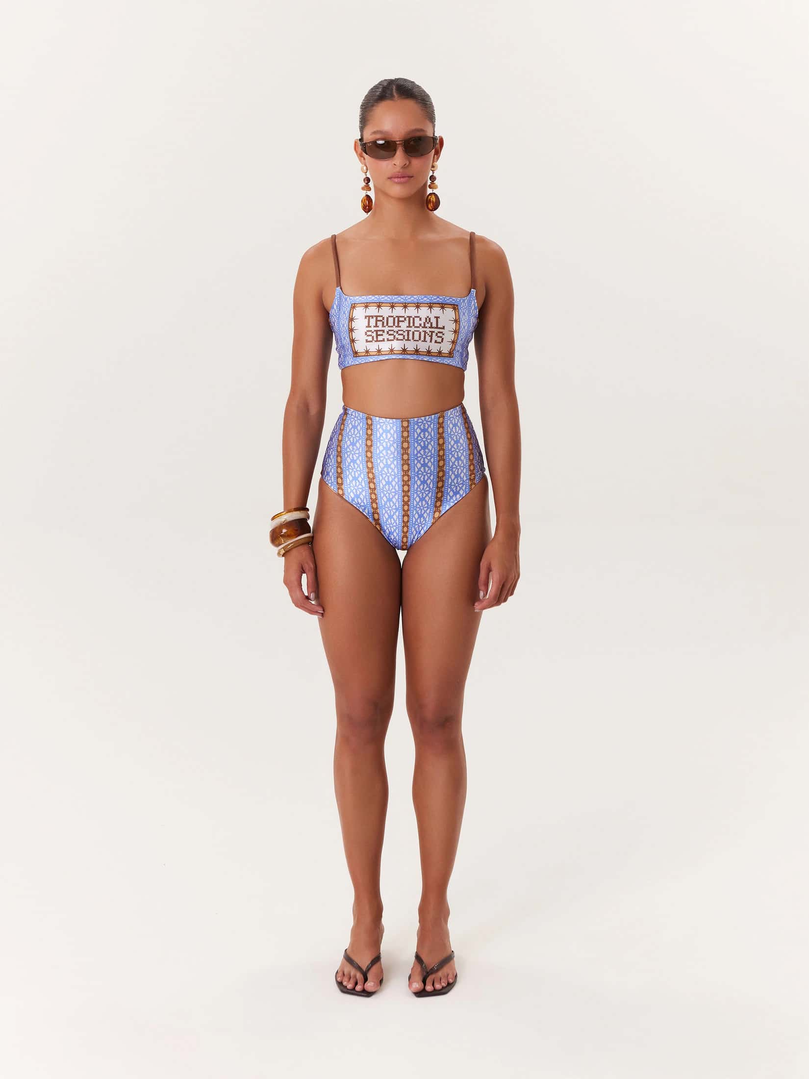 Top Tropical - Azul