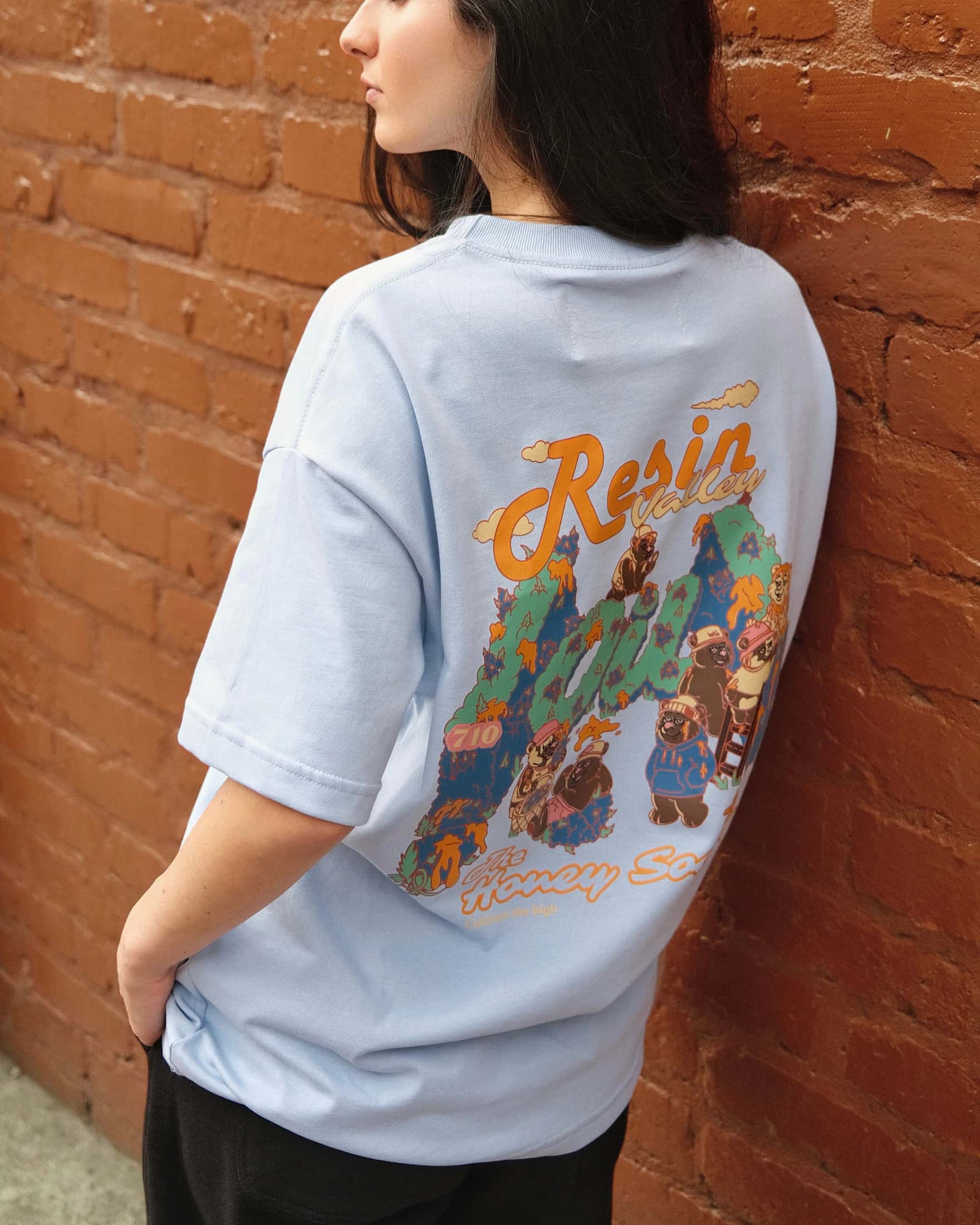 Resin Valley Delicated Blue Tee - miniatura 6