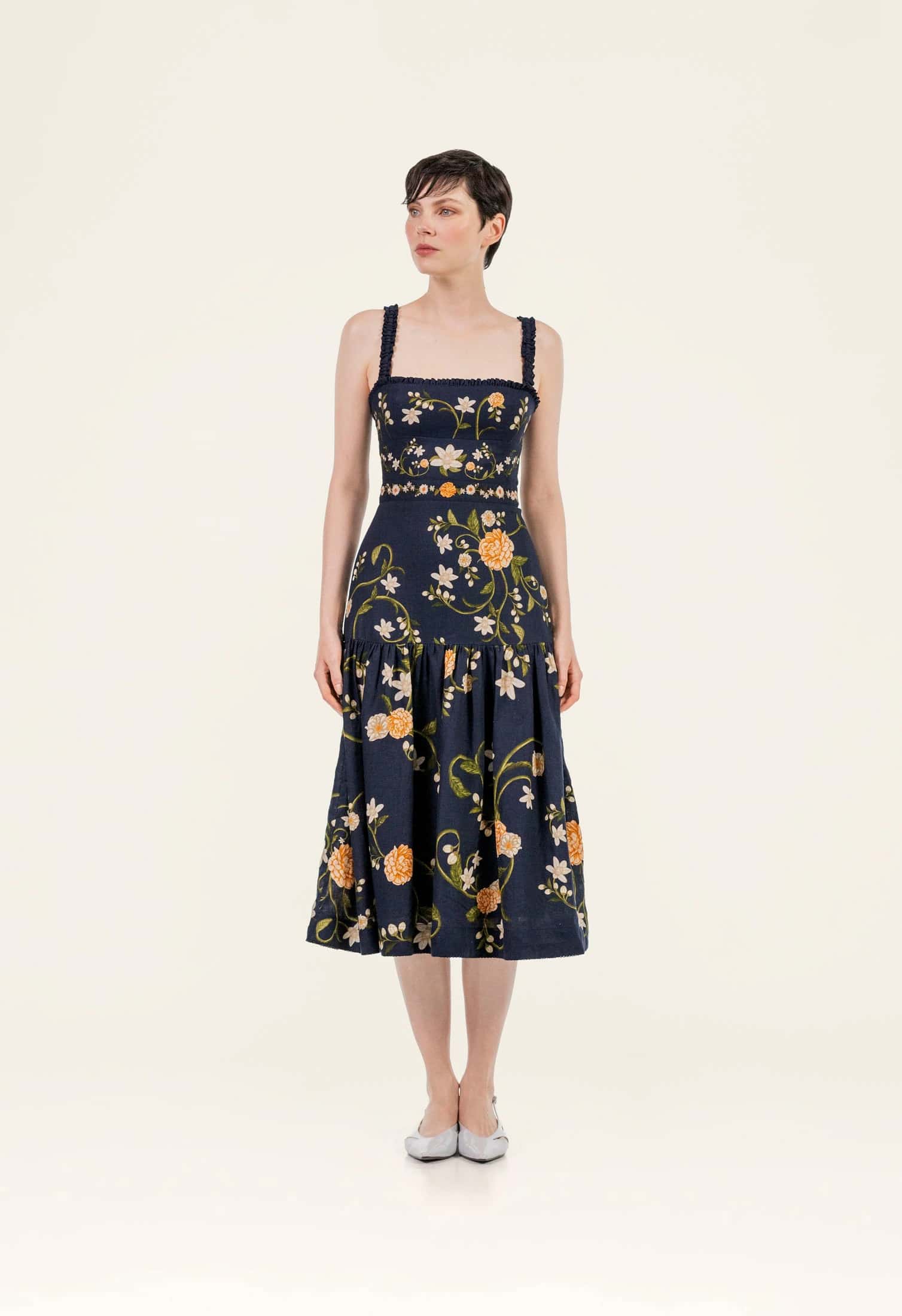 Nispero Valle Midi Dress
