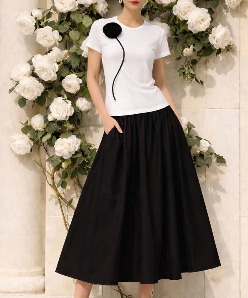 Petal Midi Skirt - miniatura 4
