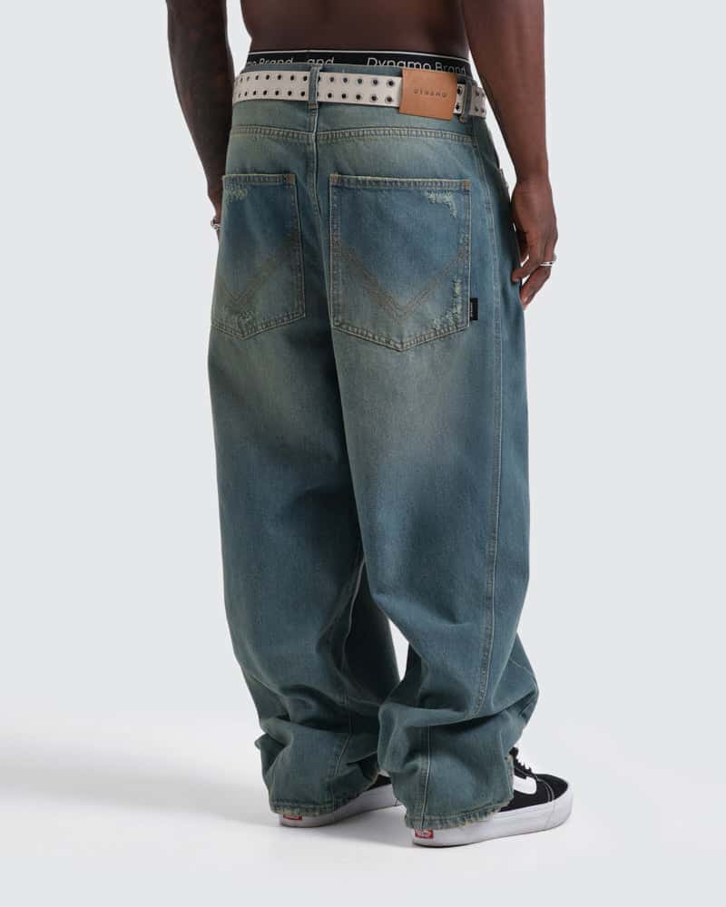 Jeans Azul Barrel Matizado - miniatura 5