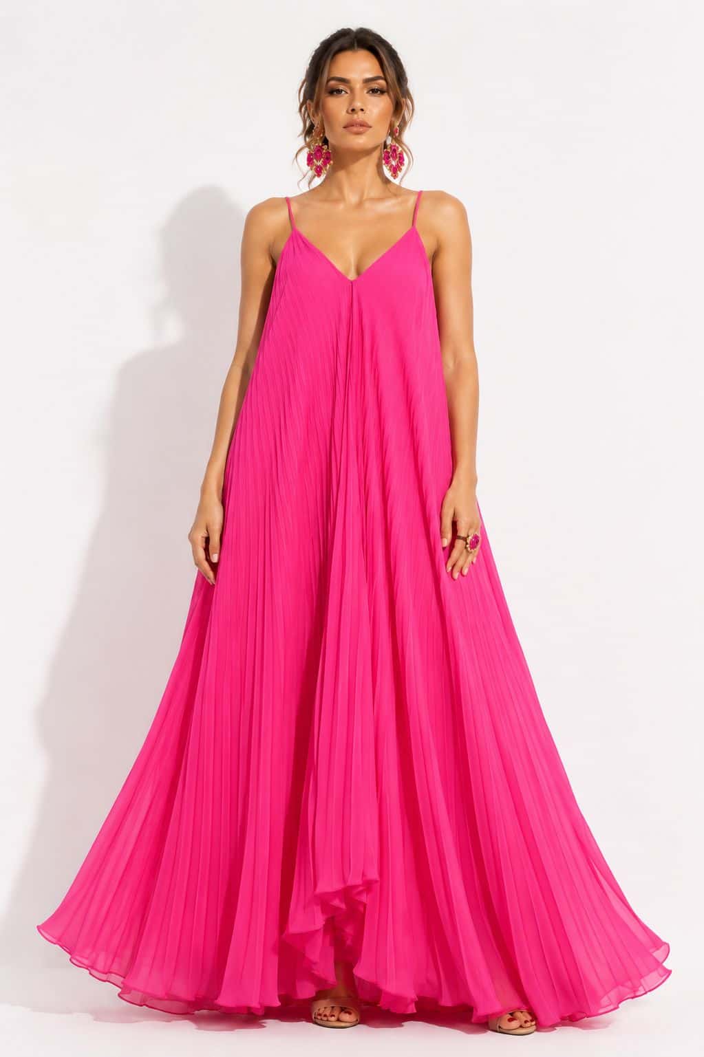 Vestido Suarez Fucsia - miniatura 1