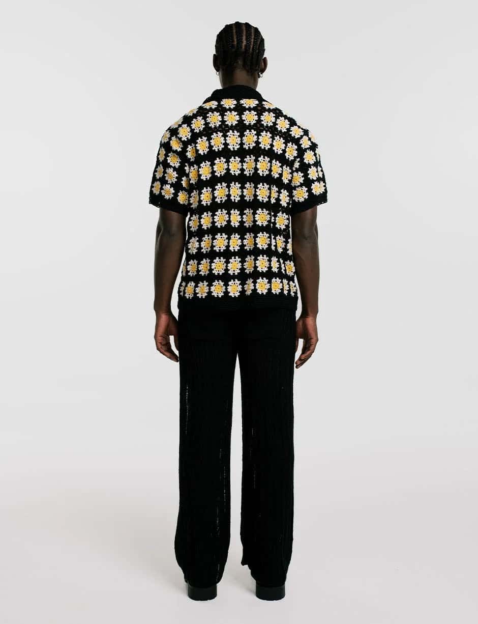 Guayabera Flores Crochet Hombre - miniatura 3