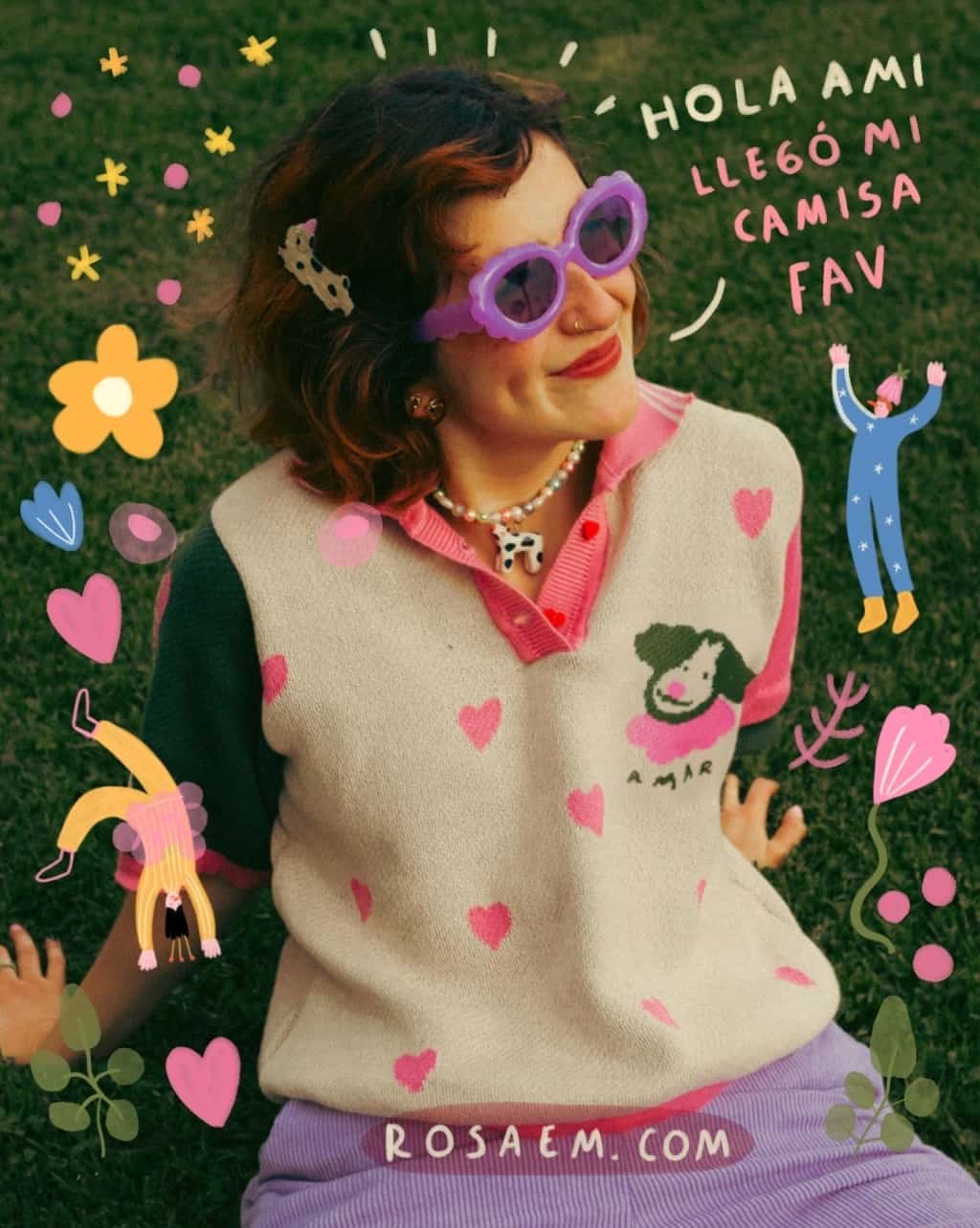 Camisa tejida el mundo de las pequeñas cosas