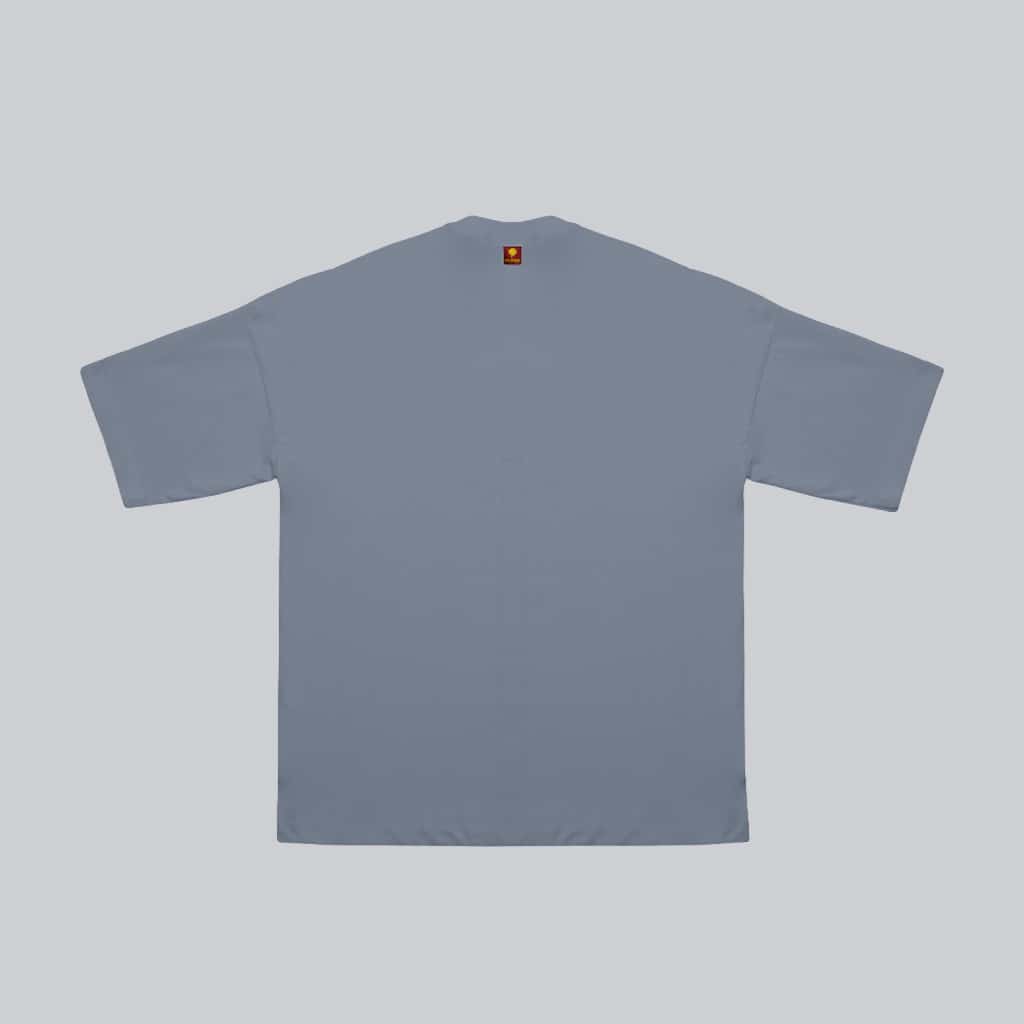 Camiseta BLOCK gris sobre gris (Regular fit) - miniatura 2