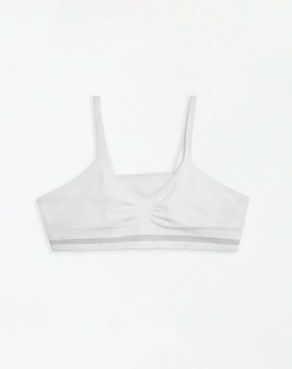 Top niña seamless blanco