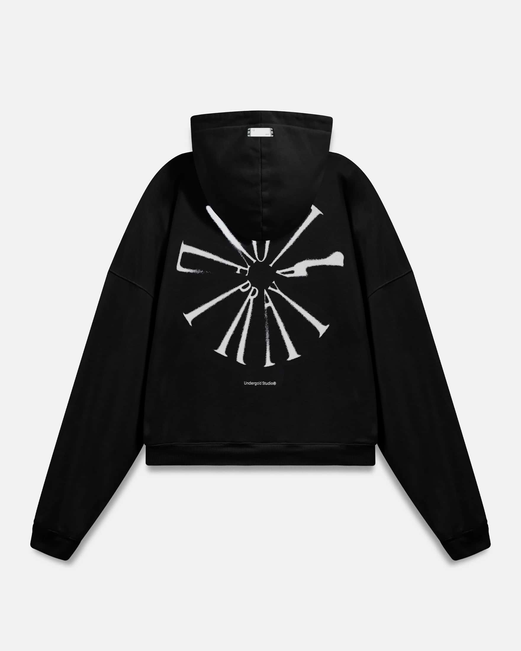 Spring Pray 4 Love Boxy Fit Hoodie Black