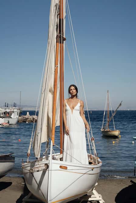 White Alhena Dress