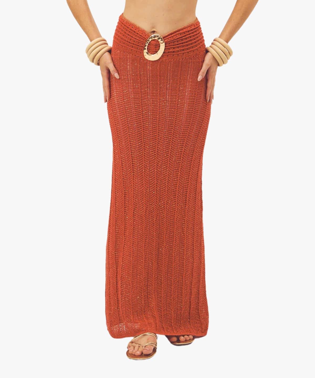 Luli Peach Skirt