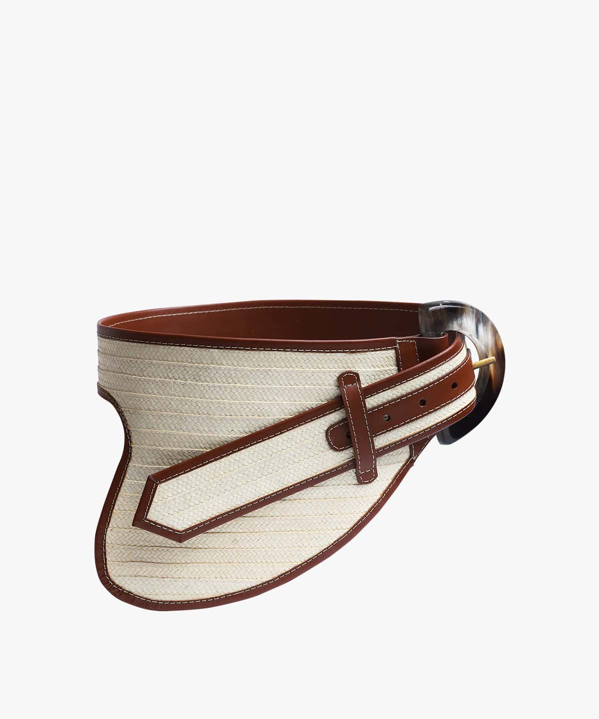 La Jefa in Raffia and Leather