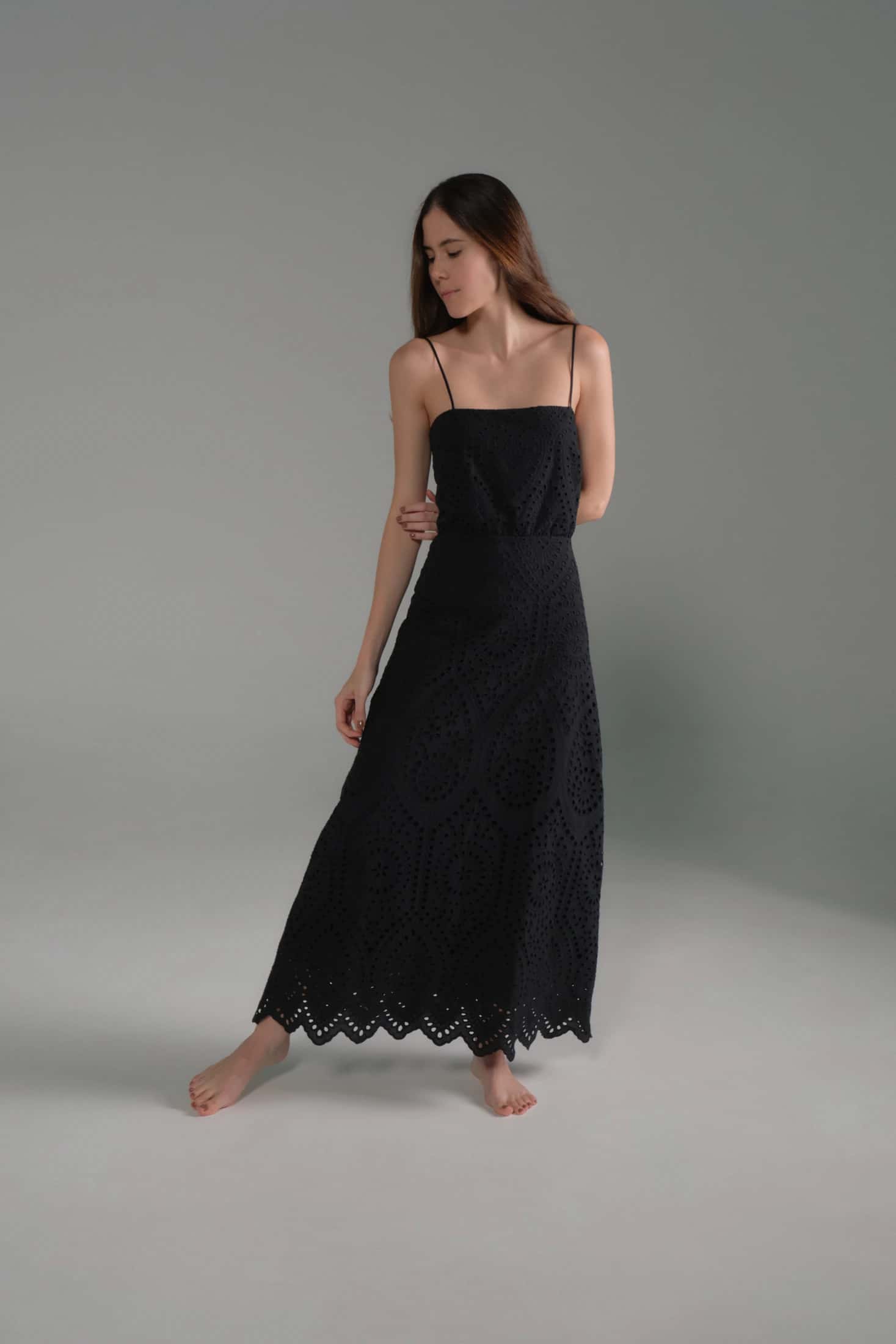 Nativa Cotton Eyelet / Black