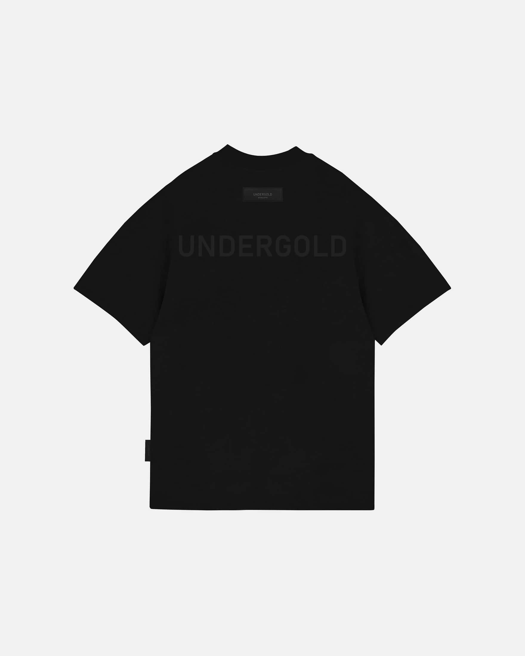 Line Logo Tshirt  Black