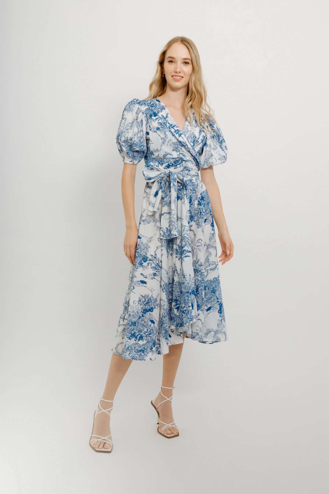 Monica Dress Blue - miniatura 4